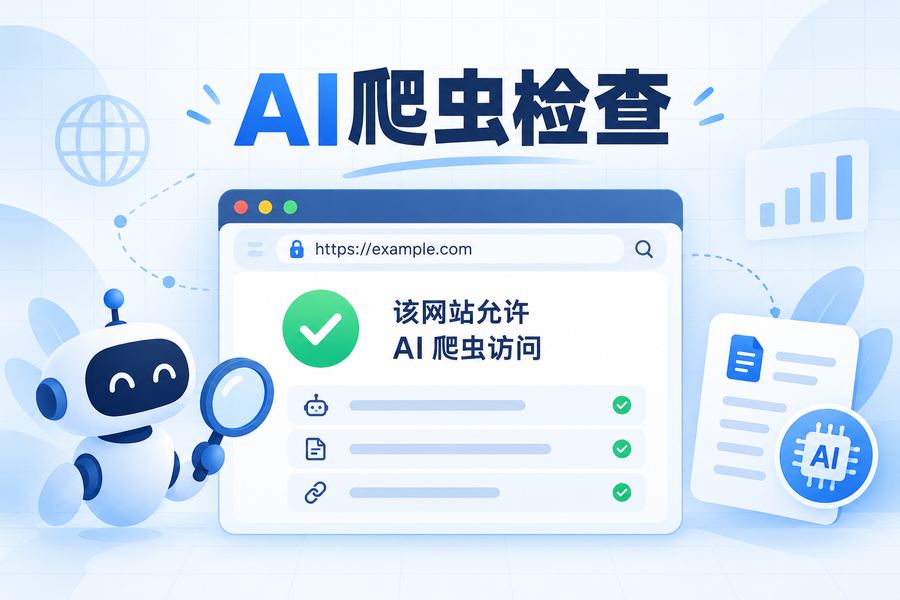 免费AI爬虫访问检查器-【GEO工具第1期】